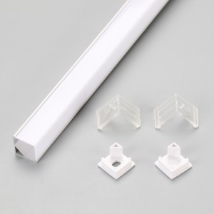 90 ° LED světlo hliníkové pouzdro stropní osvětlení LED profilový pásek